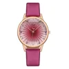 Creative Striped Quartz Watch Simple Leather Shiny Crystal Aesthetic Clock Everyday Versatile Business Women Wristwatch 2024 4