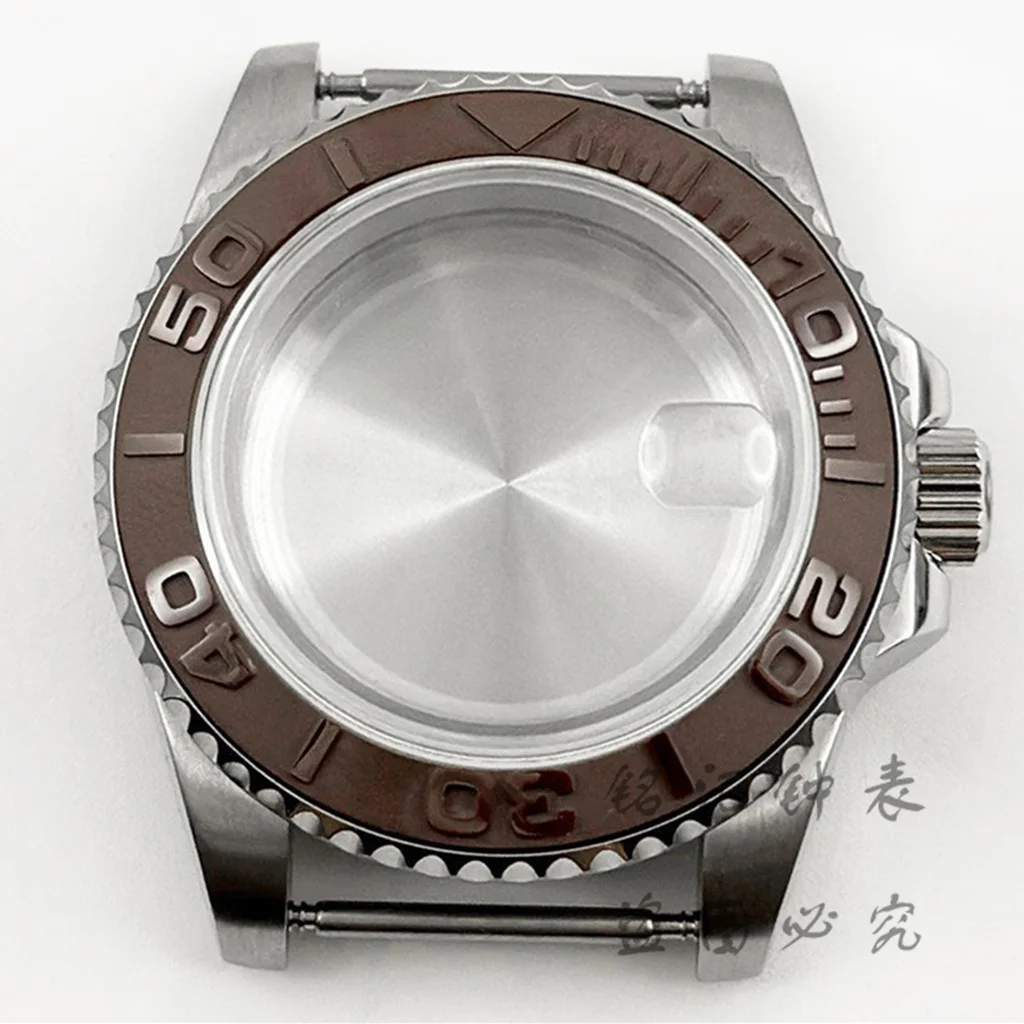 Deep Blue Bezel 40MM Diver Watch Case with Waterproof Sapphire Crystal