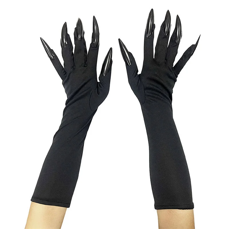 Ghost Claw Gloves - Fashionable Red Halloween Cosplay Gloves