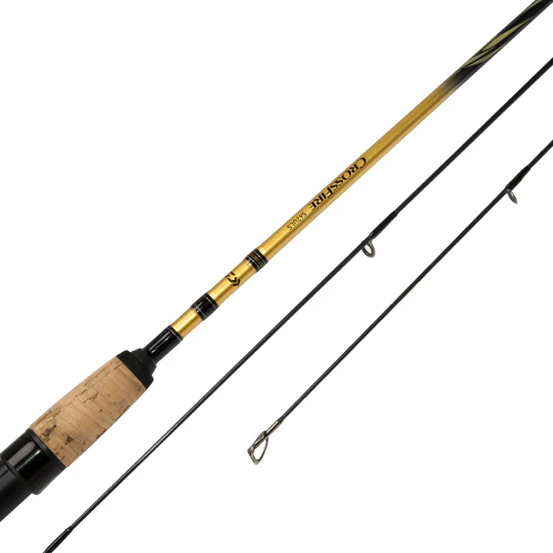 DAIWA Fishing Rod CROSSFIRE Spinning/Casting Fishing Rod 1.84M - 2.49M  Aluminum Carbon Fishing Stick