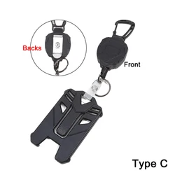 Professional Heavy Duty Retractable ID and Badge Holder Case (1 Set Type C)