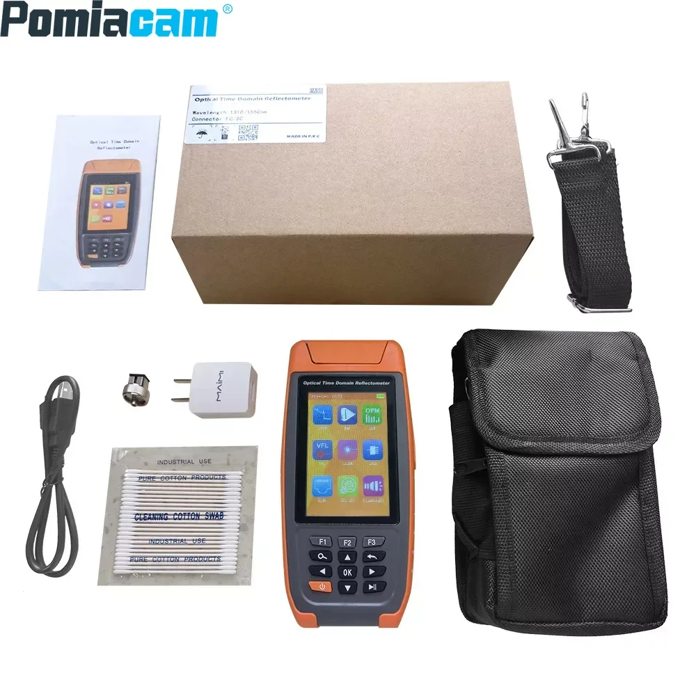 TM180 SMART OTDR Optical Time Domain Reflectometer Fiber Tester Breakpoint Obstacle Detector Optical Cable Detection
