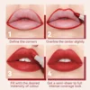 1Pc Sponge Head Liquid Lip Liner Marker Long Lasting Lip Stain Quick Drying Smudge Proof Natural Lipstick Pen Matte Makeup Tool