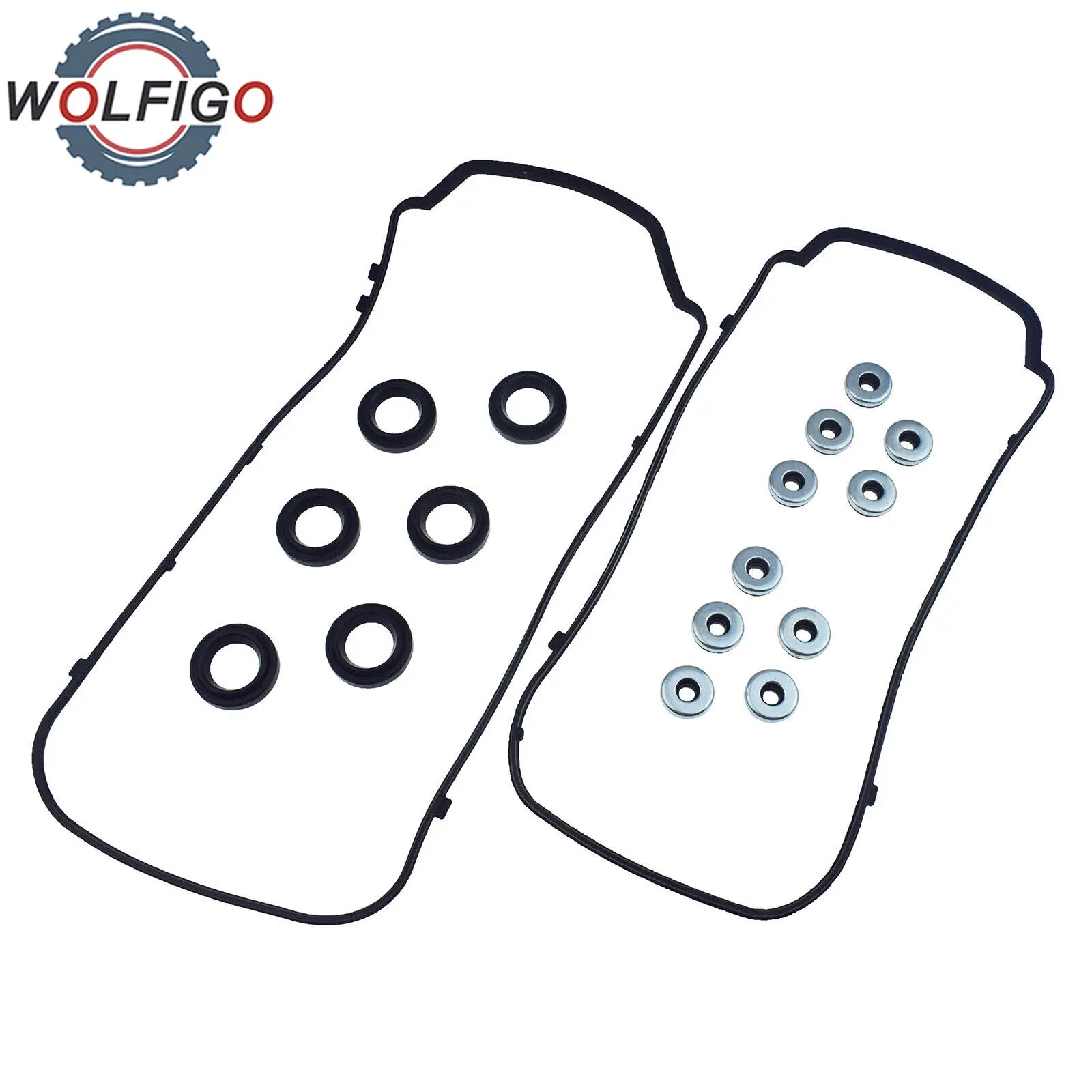 Valve Cover Gasket Set For Acura MDX RDX RL TL TSX ZDX Honda Accord Odyssey Pilot Ridgeline Crosstour 12030R70A00 12050R70A00