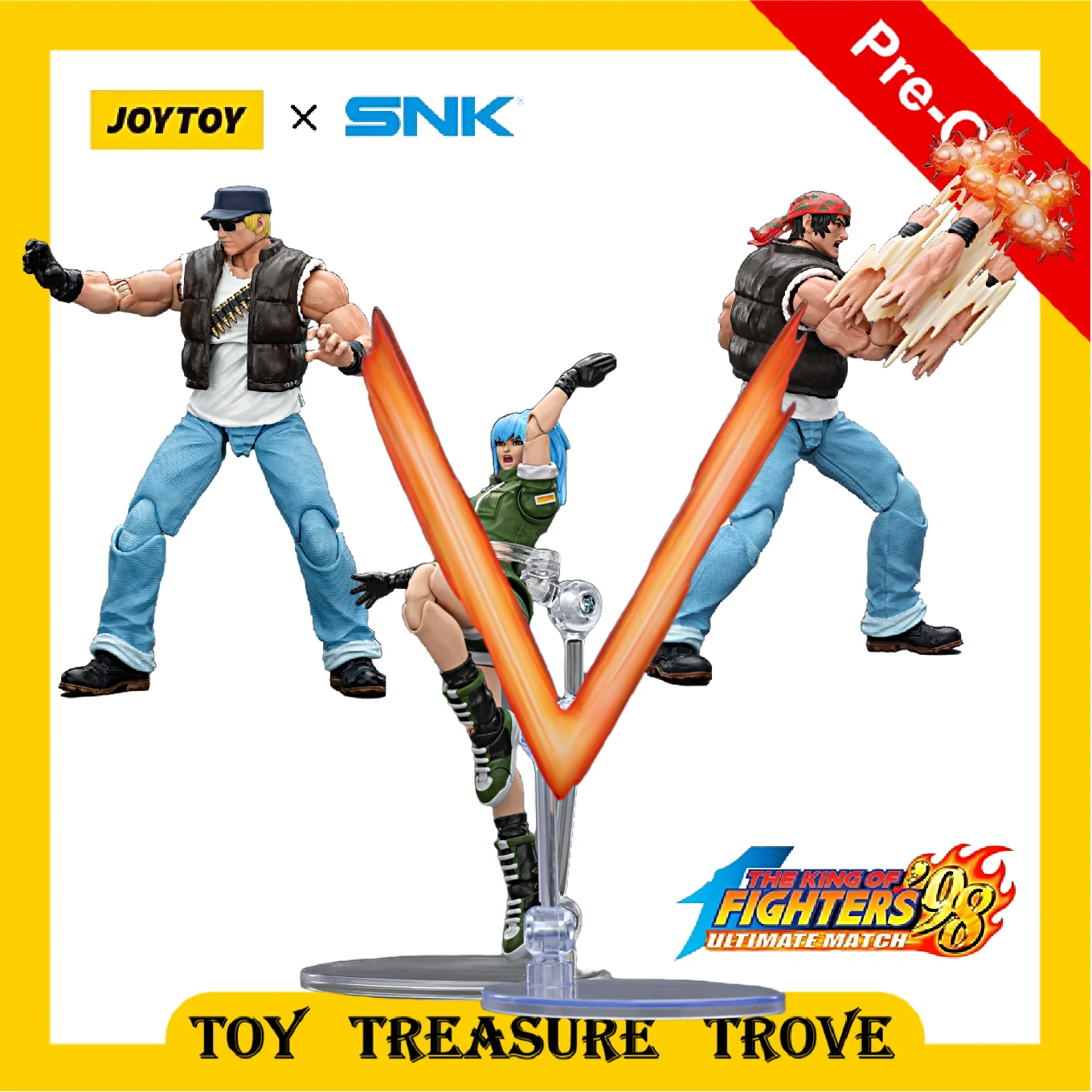 PRE ORDER] JOYTOY 1/18 Action Figures KOF'98UM Ikari Warriors Team