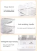 24L 3-Layer Electric Steamer Multi-Function Electric Steamer With Timer and Adjustable Temperature Food Steam Stove for Kitchen 5