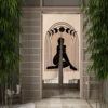 Nordic Wind Doorway Curtain Sun and Moon Woman Bohemian Kitchen Entrance Partition Split Hanging Half-Curtain Room Decor Noren 1