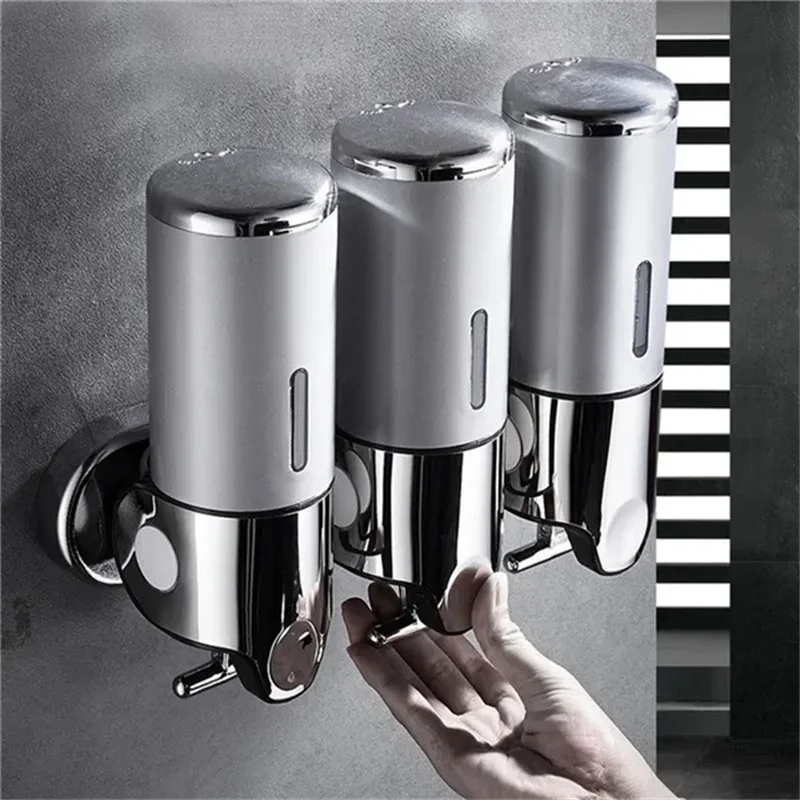Bathroom Foam Soap Dispenser Hand Sanitizer Holder Wall Mount Soap Shampoo Head Shower Liquid Dispenser For Bathroom Accessories 2