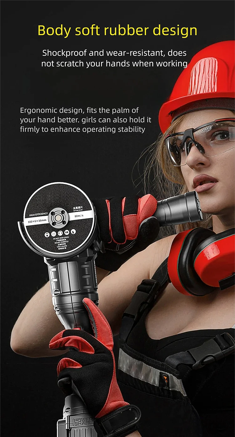Brushless Angle Grinder Multi-functional Cordless Grinder Wireless grinding cutt