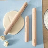 Japan Kitchen Wooden Rolling Pin Kitchen Cooking Baking Tools Accessories Crafts Baking Fondant Cake Decoration Dough Roller 3
