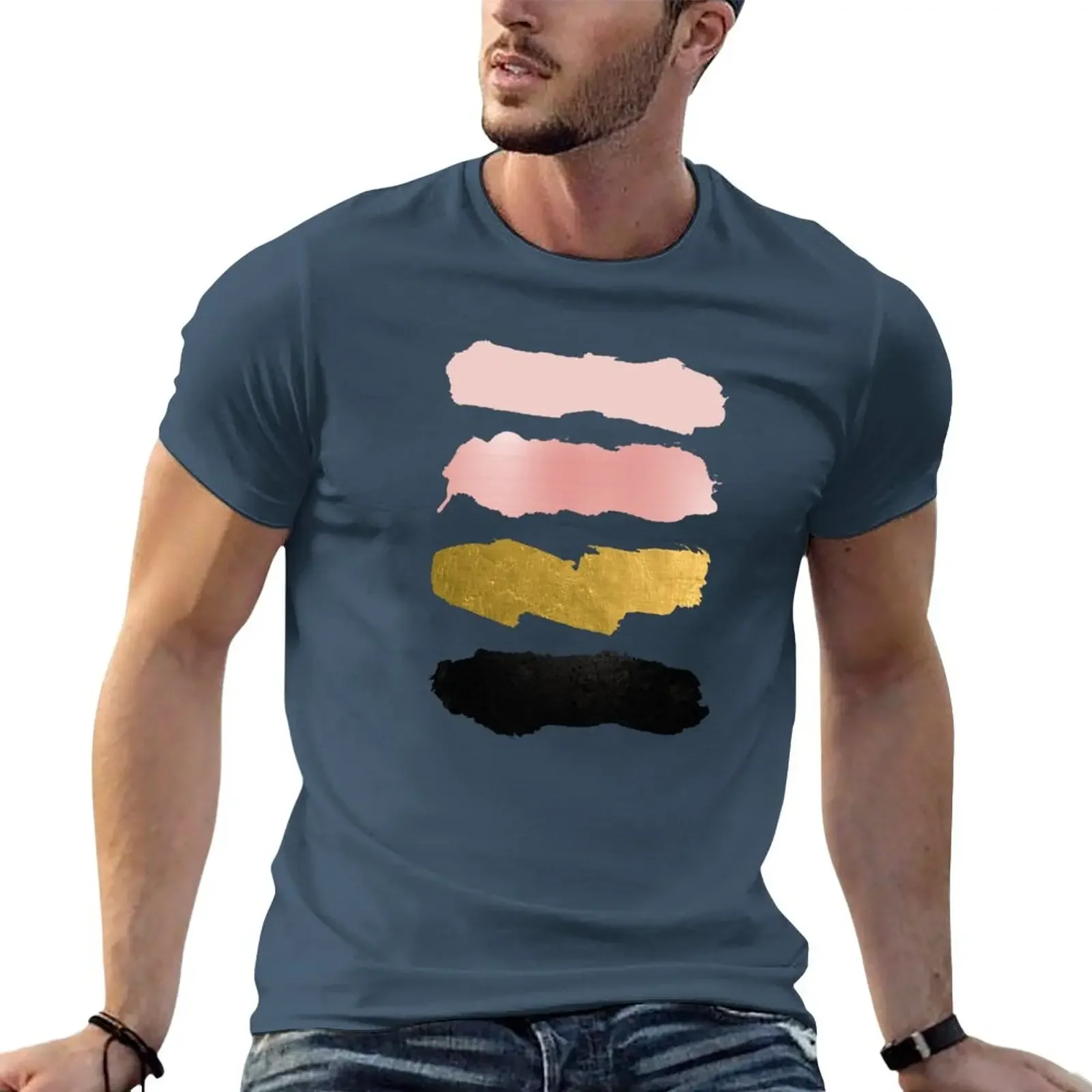 

Glam Brushstrokes T-Shirt cute clothes summer tops boys whites t shirts for men graphic
