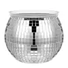 Mini Disco Ball Flower Pot Disco Ball Flower Vase Disco Planter Disco Ball Plant Holder Disco Planter Silver Mirror Glass Decor 4
