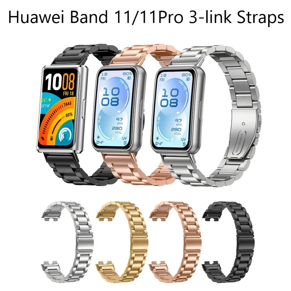Stainless Steel Watch Strap - Elegant Metal Bracelet Wristband Accessories