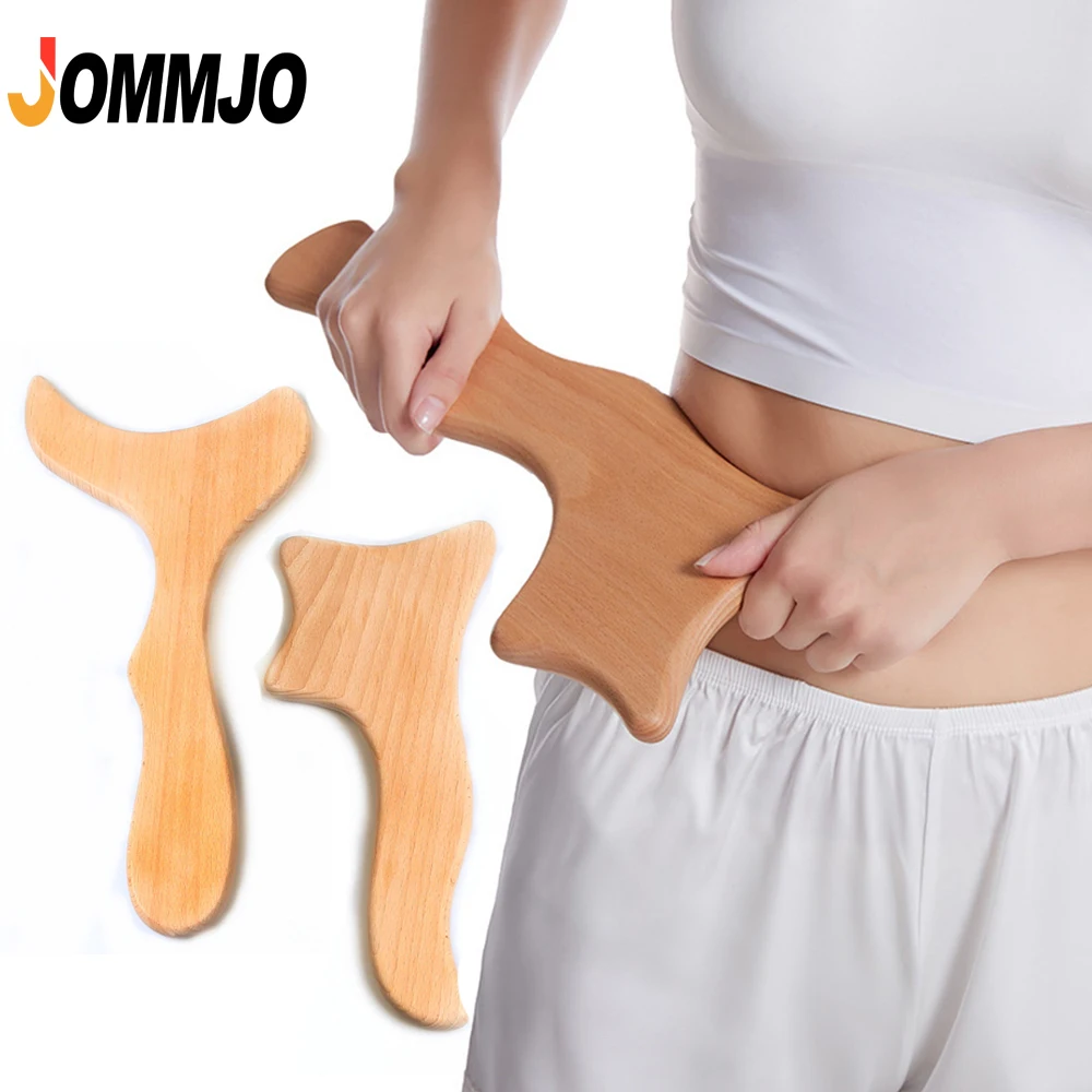 

1Pcs Wood Therapy Massage Tool Wooden Lymphatic Drainage Massager Body Sculpting Tools for Anti-Cellulite,Gua Sha,Muscle Release