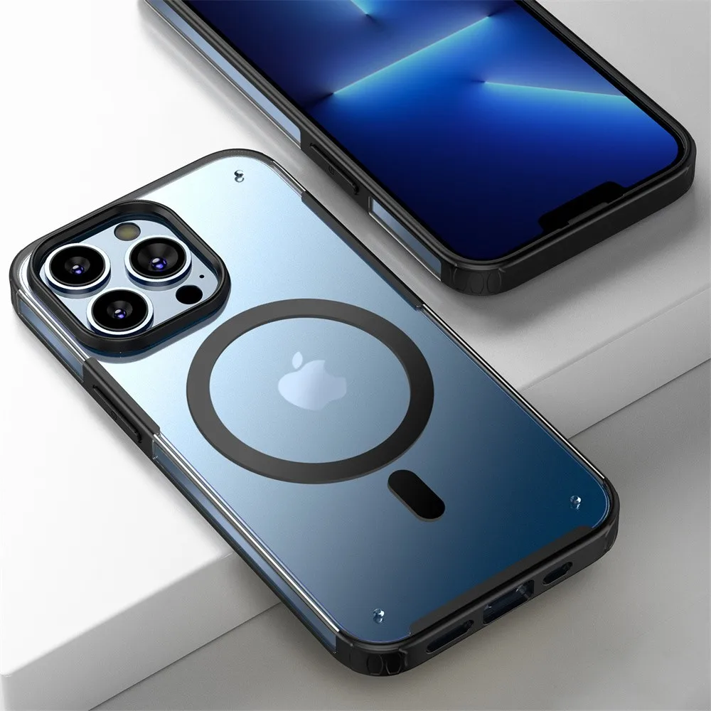 IPhone 11 Cavo Custodia MagSafe Antishock Per IPhone 16 15 14 13 12 11 Pro Max - B-SPIN, Placcata, Multicolor Cover Colorata Con MagSafe - Foto 3