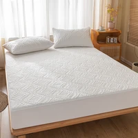 Waterproof Quilted Mattress Cover - Cotton Top, Antibacterial Fiber Fill, TPU Waterproof Layer - A-Class Health Standard 3