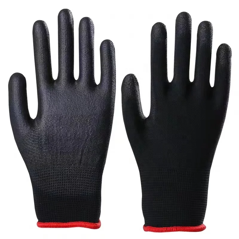 1 pairs of nitrile safety coated work gloves, PU gloves and palm coated mechanical work gloves, obtained 3