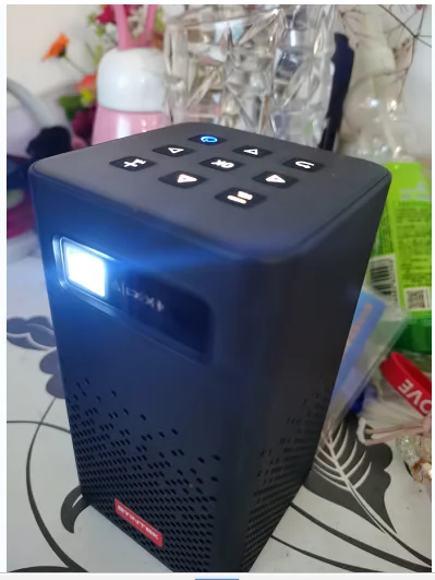 Portable Home Theater Mini 3D Projector 4K Display photo review