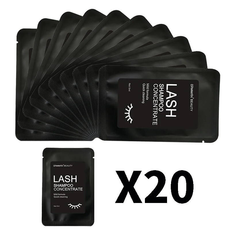 100/50/20/10pcs Concentrate Mousse Eyelash Lashes Shampoo Fake Foam Lashes Remove Supplies Accept Makeup Mascara Cleaning Fluid 3