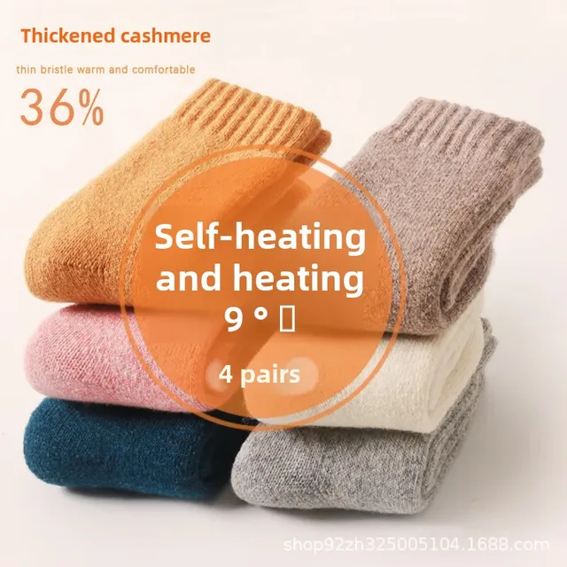 Thickened Warm Children's Woolen Socks Fleece-Lined Winter Footwear For Boys And Girls Wholesale 1