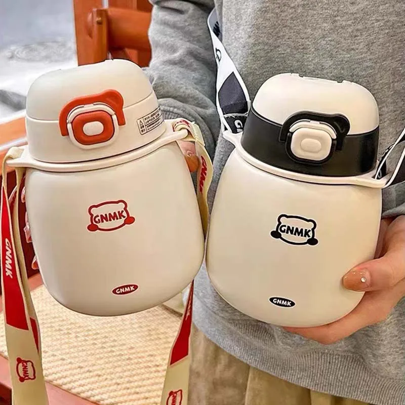 

Big Belly Cup Vacuum Cup Vacuum Cup 316 Stainless Steel Simple Straw Cup Student Large Capacity Kettle