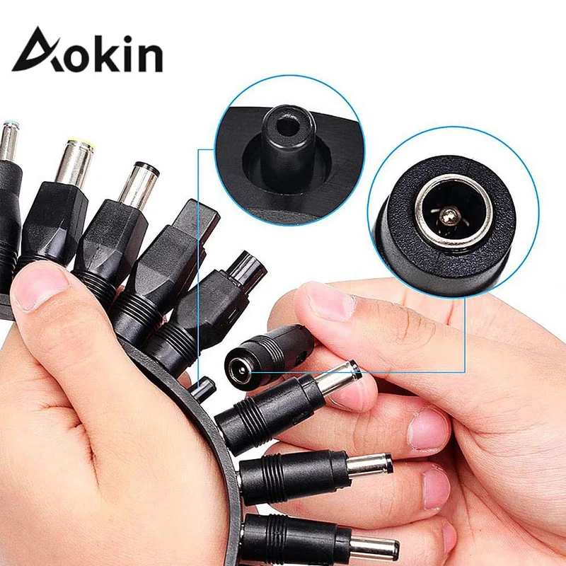 Power Adapter Plug 8/10/34PCS Lenovo Thinkpad Laptop Power Plug Jack Set 5.5mmx2.1mm DC AC