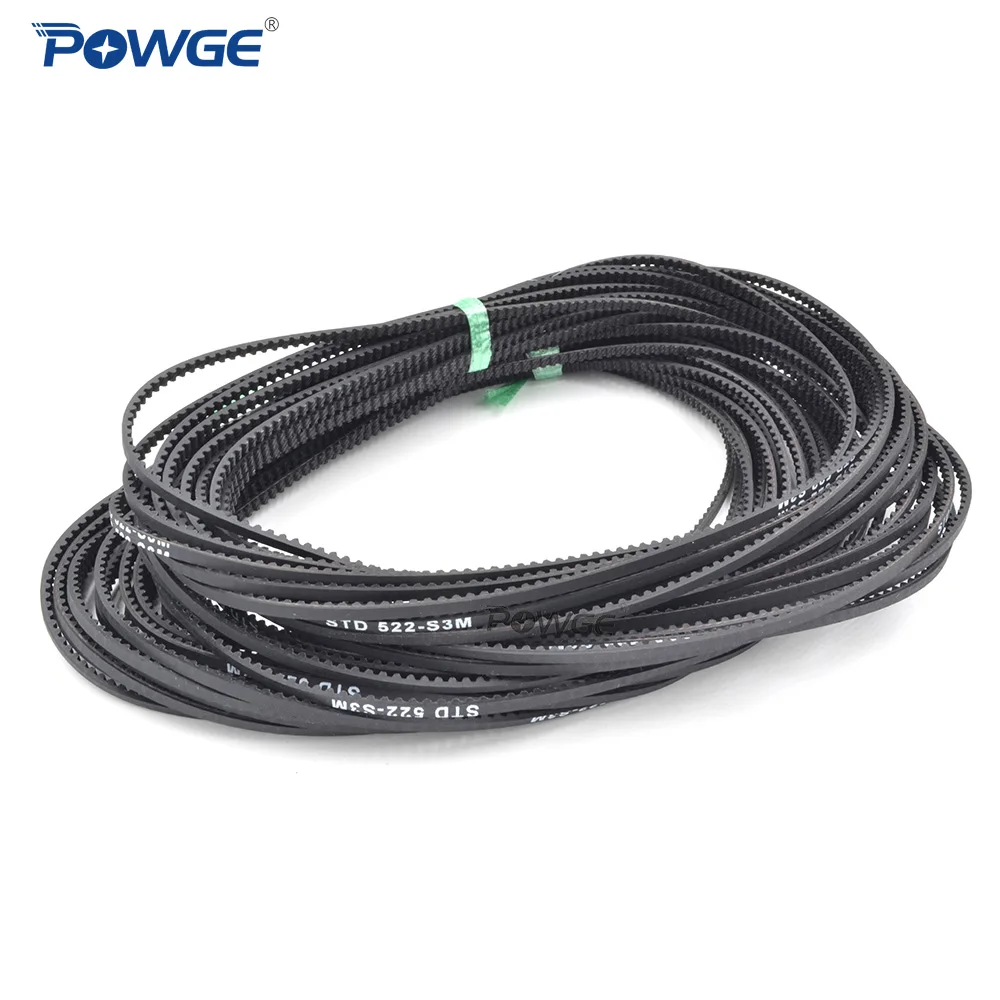 Car Racing Front Timing Belt For POWGE WRC Sakura D4 D3 S3M-255/351/411/447/507/510/513/516/519/522/540/552/750mm