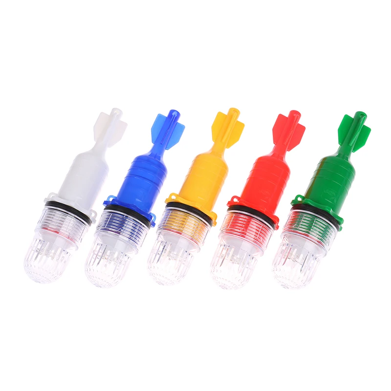 

1Pc Fishing Light Underwater Net Beacon Buoy Signal Light Indicator Light Lures Fish Finder Lamp Flashing Double Flash Lamp