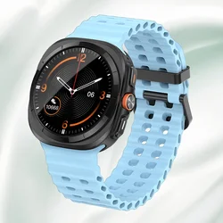 NO Gaps Sports Silicone Strap - Marine Band Bracelet - Galaxy Watch Ultra (LU)