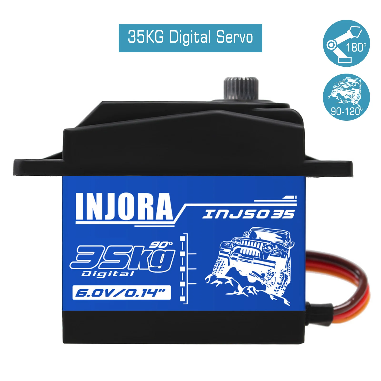INJORA INJS025 INJS035  , 25kg 35kg  ũ, RC ڵ ũѷ SCX10 Ʈ κ ׷̵ ǰ,  