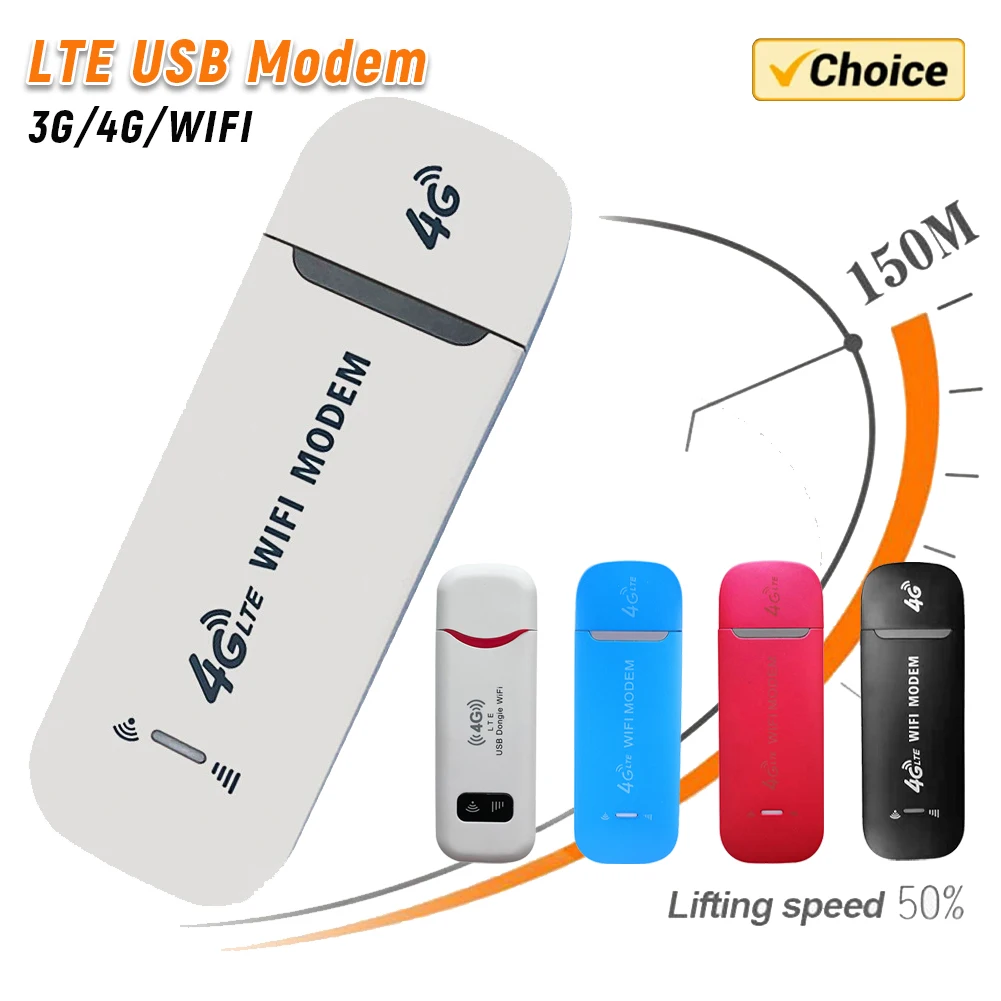 Wireless USB Dongle 150Mbps Modem Stick Replacement WiFi Adapter 4G Card Router for Laptop 4G USB Modern