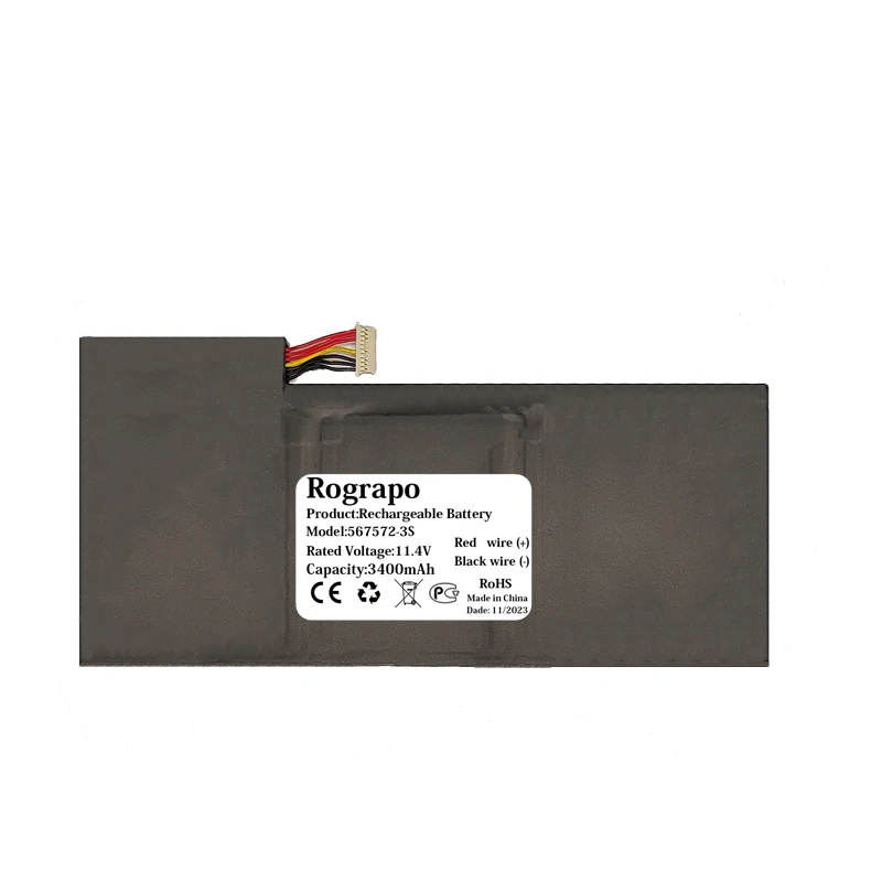 Portátil 3s 38.76wh Plugue de Fios Nova Bateria do Notebook 11.4 v 3400mah 567572-bateria do - Imagem 4