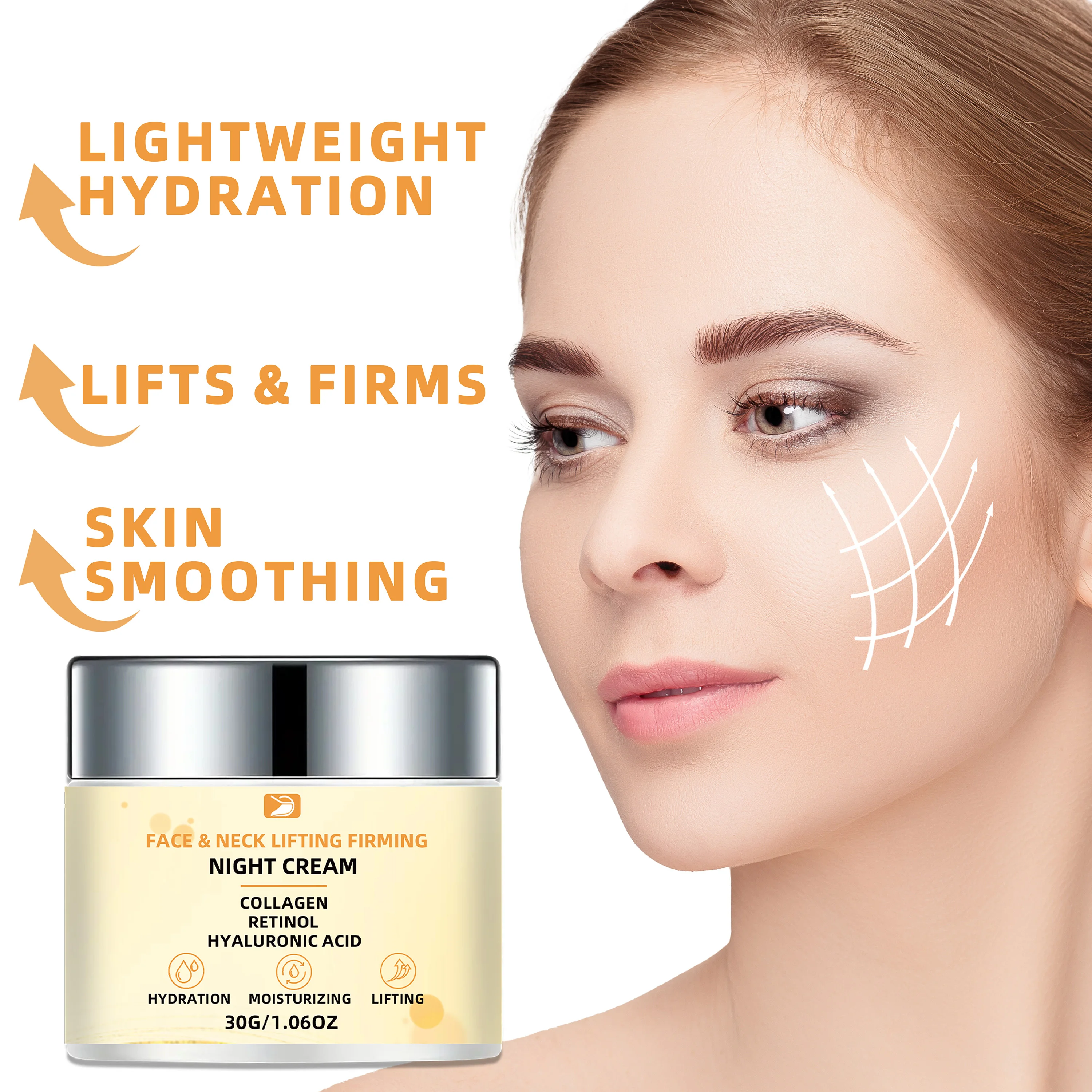 Revitalizing Night Cream for Firmer, Hydrated, and Smooth Skin