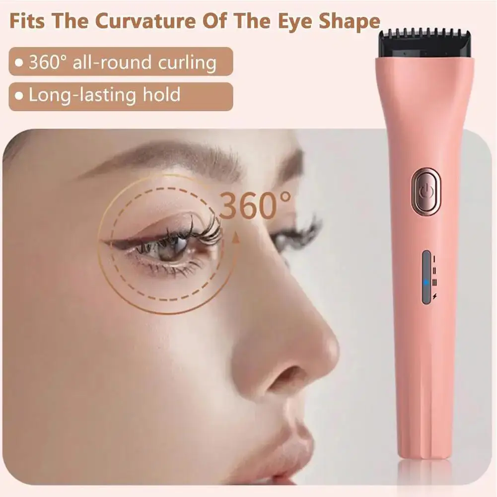 

5D Electric Eyelash Curler Comb Eye Lash Perm Long Lasting Eyelashes Curls Thermal Eyelash Curler Makeup Tools