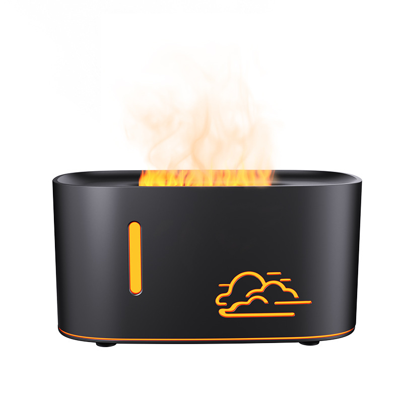 Flame Air Diffuser Humidifier,Upgraded Scent Diffuser for Essential Oils,Ultrasonic Aromatherapy,Fire Mist Humidi