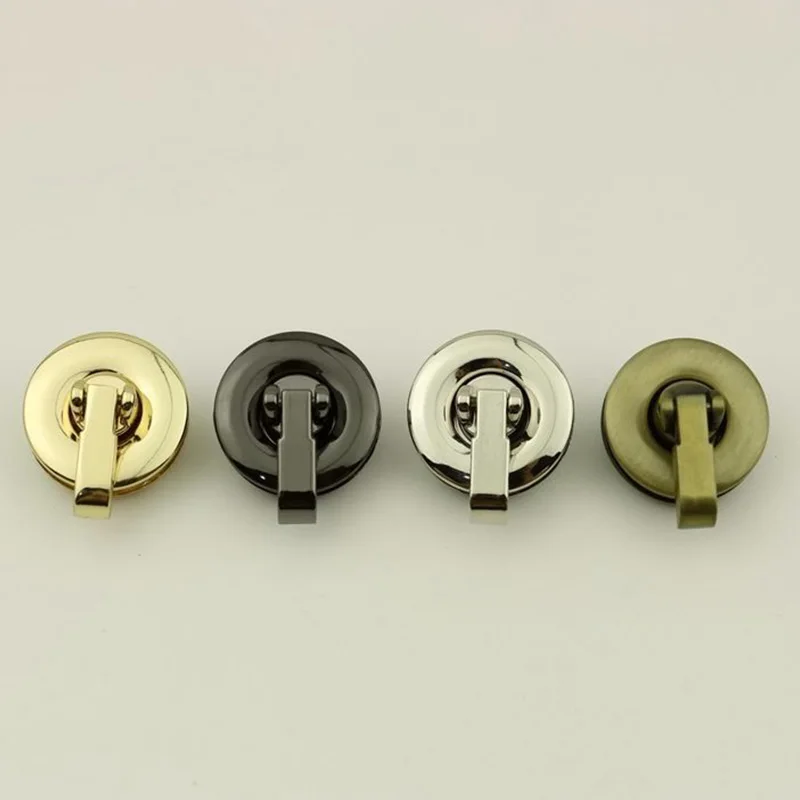 

1Pcs Metal Clasp DIY Bag Accessories Round Bag Turn Lock Twist Lock Clasp Handbag Purse Closure Buckle Bag Hardware Parts