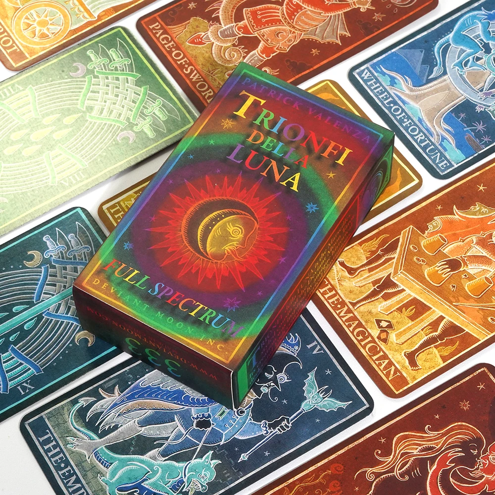 

Trionfi Della Luna Full Spectrum Paradoxical Edition Marseilles Style 78 Cards Deck Card Game