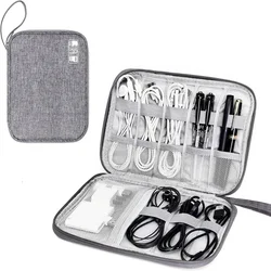 Compact Multifunctional Travel Storage Organizer Pouch (Grey)