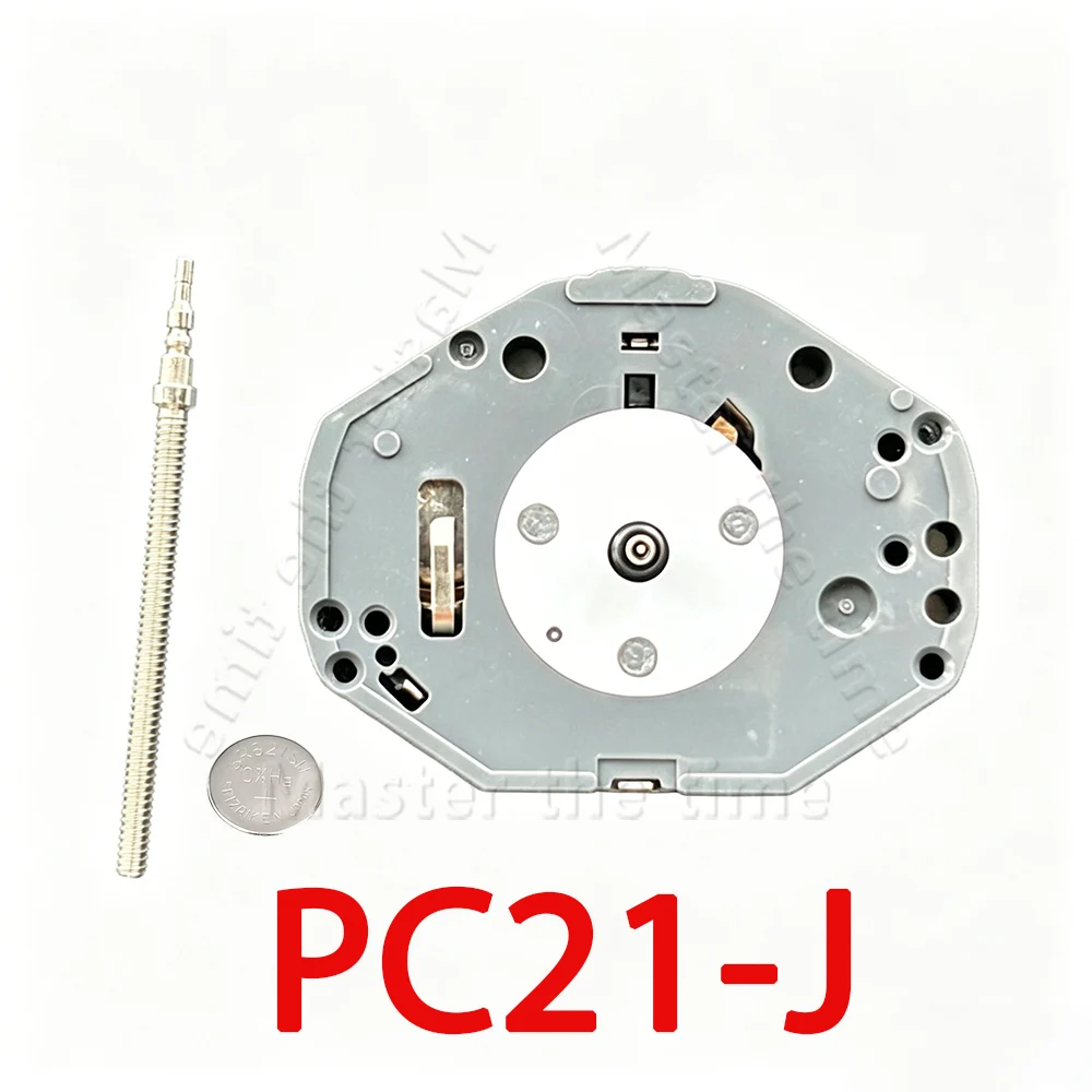 고급 3핸드 쿼츠 무브먼트 모듈, PC21, PC21S 및 PC21J 시계 칼리버 ..