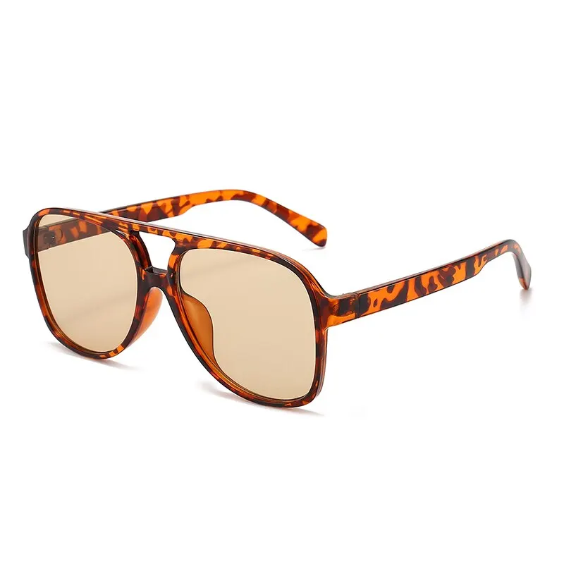 2 Pezzi Occhiali Da Sole Pilota Retrò - Design Semplice, Leggeri In PC, Per Viaggio E Outdoor, Colori Brillanti - 3