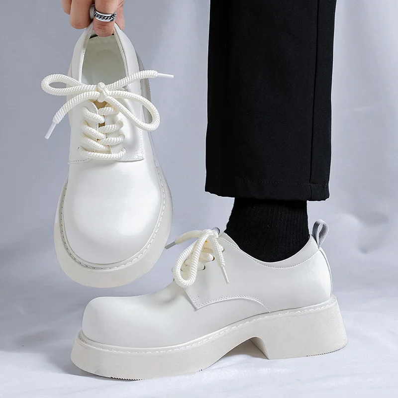 Men's Elevated thick high quality Dress Shoes gentleman Office Formal Shoes for Male Wedding Party Casual fashion Comfortable