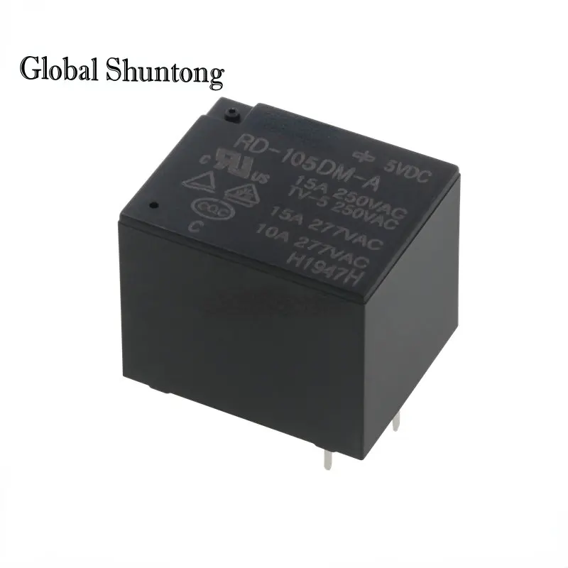 10 Pz Rd-105Dm-A Rd-112Dm-A Relè Di Potenza 15A 5Vdc 12Vdc