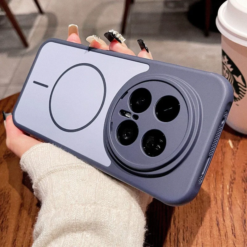 MagSafe Frosted Hard Case with Magnetic Wireless Charging and Heat Dissipation