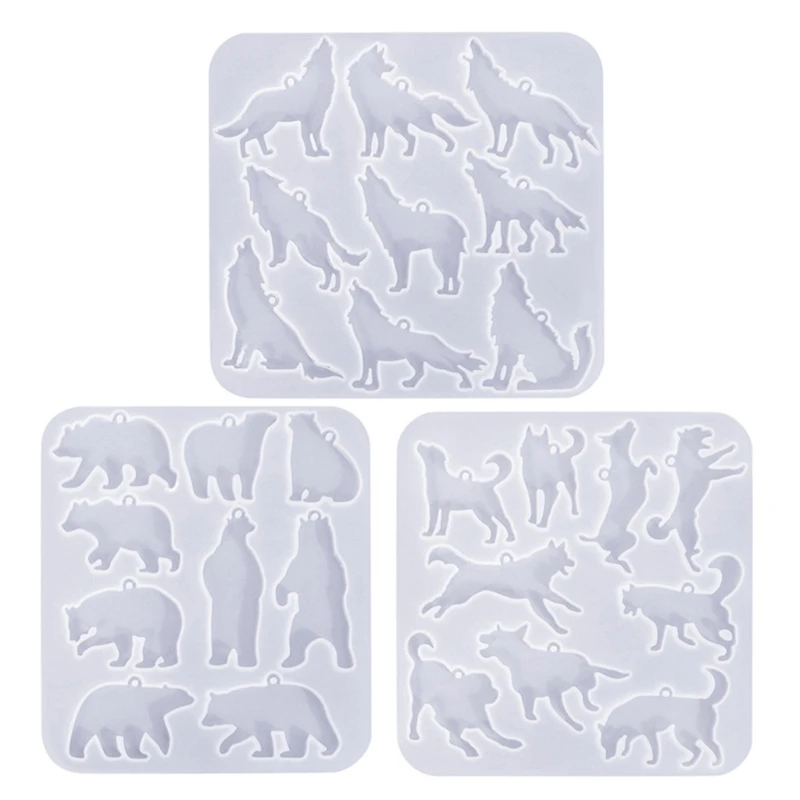 

Flexible Silicone Mold Animal Earrings Mould Ear Pendant Epoxy Mold Dropship