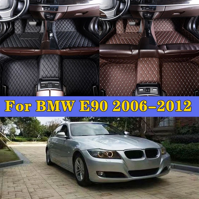 

Car Foot Pads For BMW 3 Series E90 2006-2012 Auto Accessories Protective Pad Custom Auto Floor Mats Automobile Carpet Cover