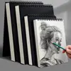 30 Sheets 8K 16K Coil Sketchbook Spiral Bound Eco-Friendly Thick Drawing Paper Acid Free A4 A5 A6 Artist Sketch Pad Oil Painting