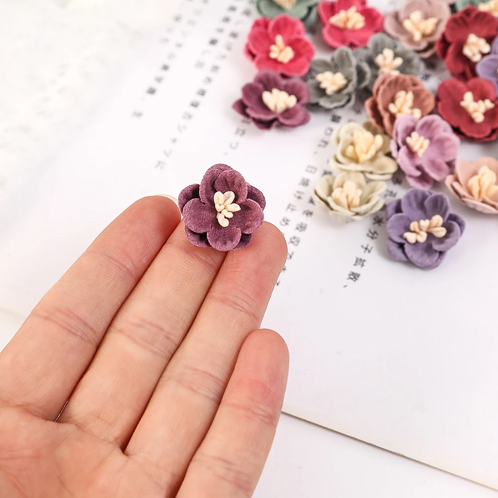 10/20Pcs 2cm Artificial Flowers Heads Daisy Fake Flowers For Home Decor Wedding Decoration DIY Craft Garlands Gifts Accessories