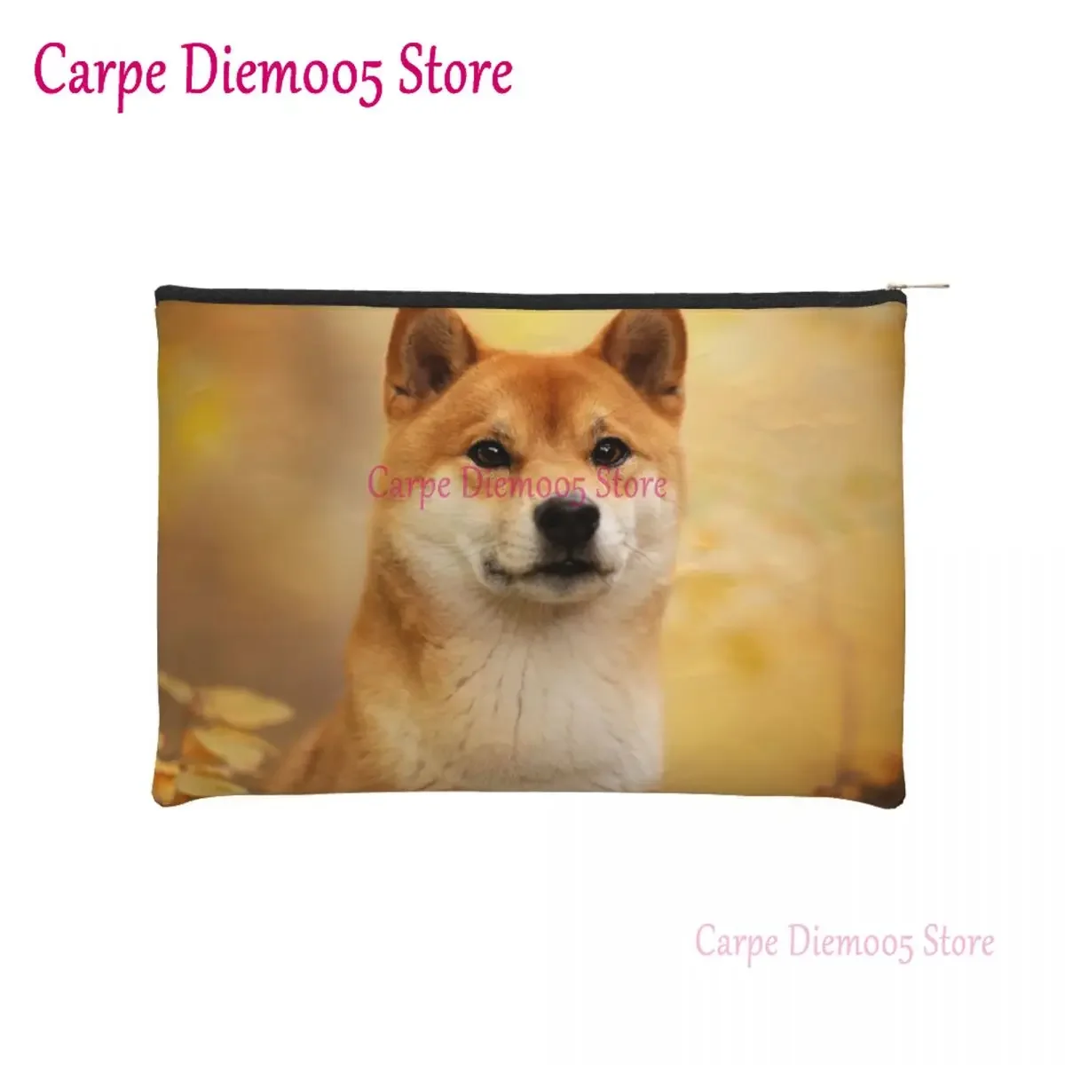 

Travel Cute Shiba Inu Dog Toiletry Bag Portable Animal Pattern Cosmetic Makeup Organizer for Women Beauty Storage Dopp Kit Case