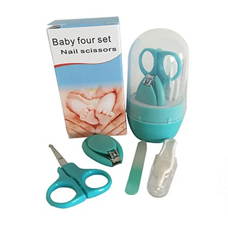Baby Nail Clipper Kit Baby Healthcare Kits Tool Trimmer Scissors Nail Clippers With Storage Box File Set Manicure Care