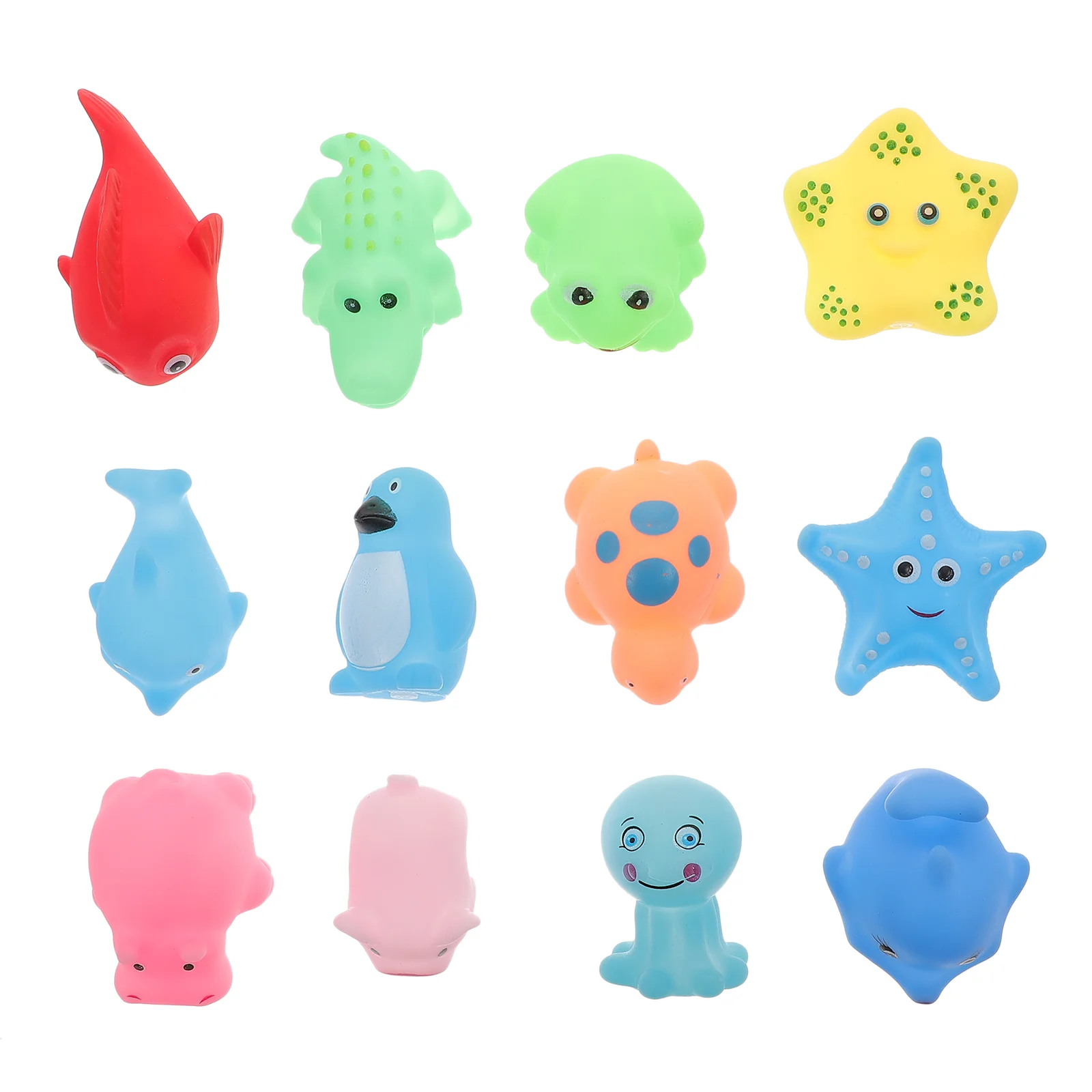 

12pcs Bath Squirties Toddler Bath Toys Animal Bath Toys for Kids Babies